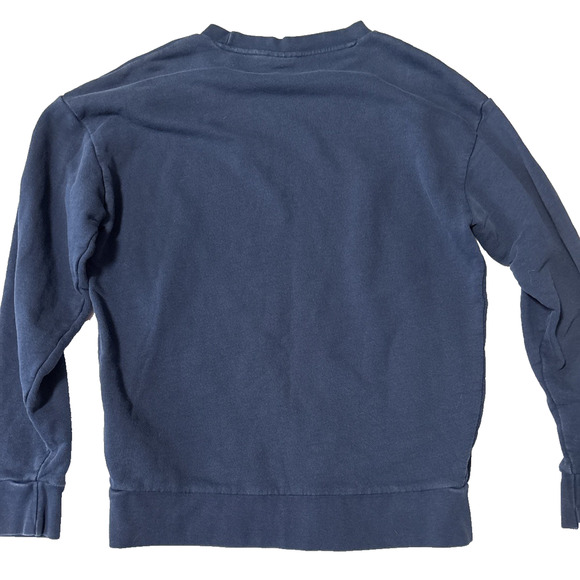 Adidas Summer Club Blue Graphic Pull Over Sweatshirt Men's Sm Athleisure Active - Picture 3 of 9